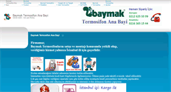 Desktop Screenshot of baymaktermosifon.com