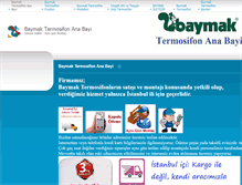 Tablet Screenshot of baymaktermosifon.com